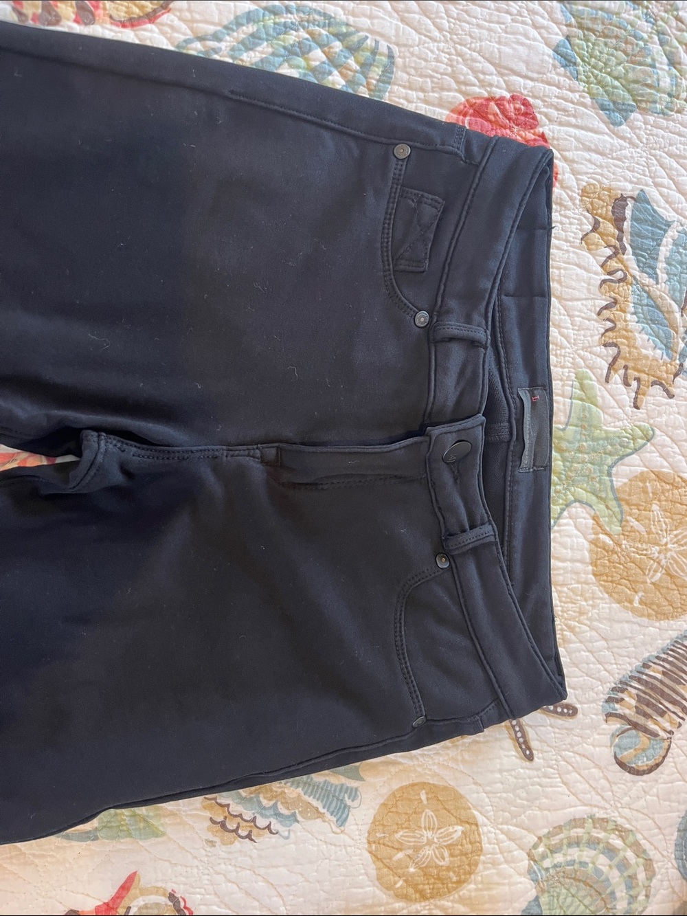 Black cotton jeans